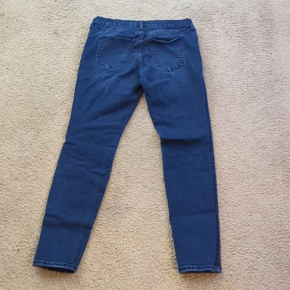 Gap Women's  Regular Legging Dark Wash Denim Jeans Size 29 - Picture 6 of 9